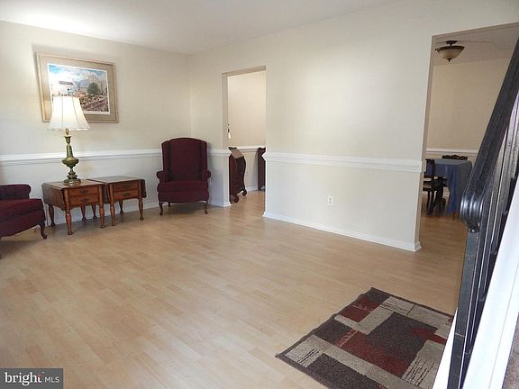 Living Rm from Front Door; 2 openings to Dining Rm