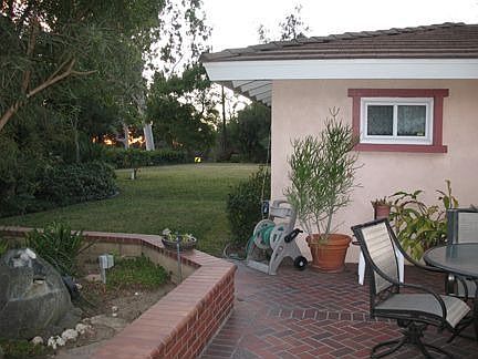 Huge yard, lot is over 19,000 square feet