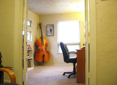 French Doors open to 2nd bedroom