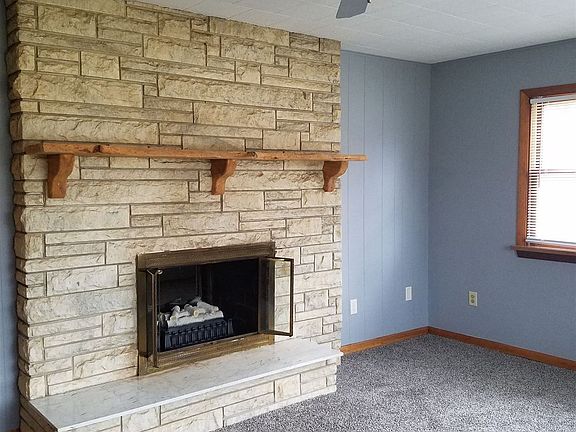 Fireplace in living room