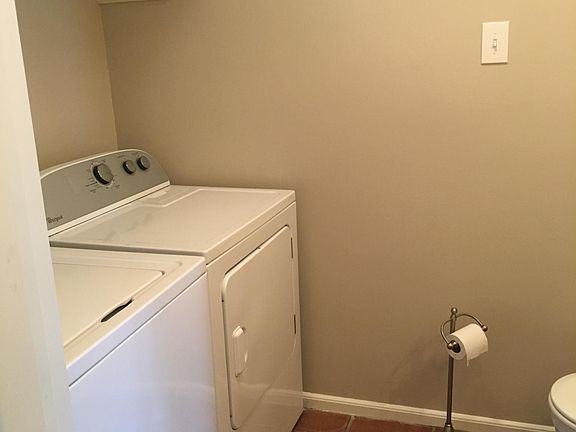 Half bath with washer & drawer