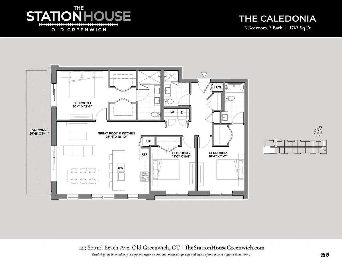 Floor plan The Caledonia