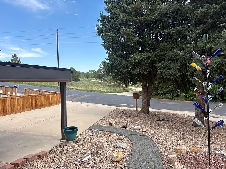 Access to Belmar Park from Carport