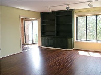 Great room with hardwood floors