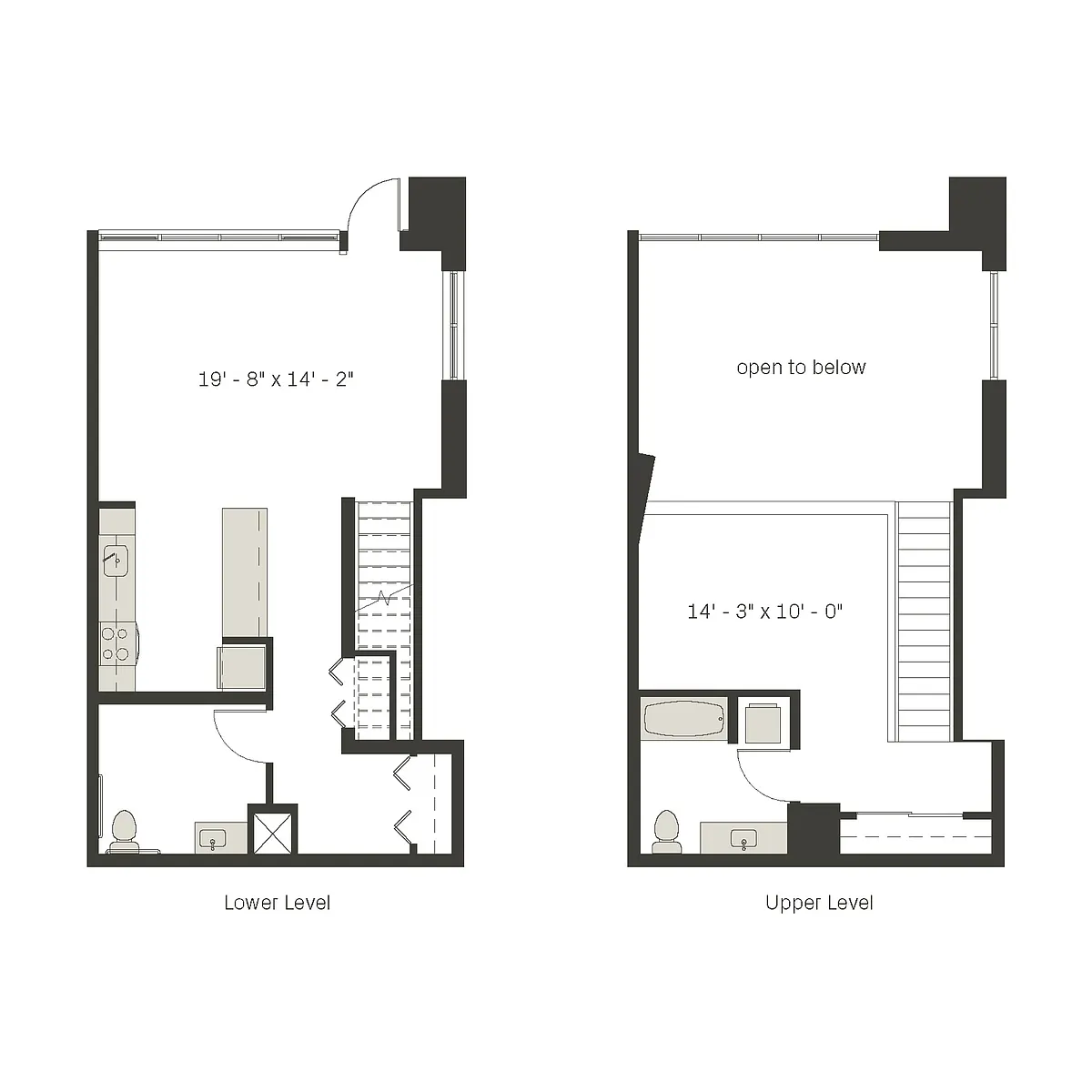 Floor plan 1 Bed/1.5 Bath Live/Work-a6.1.5