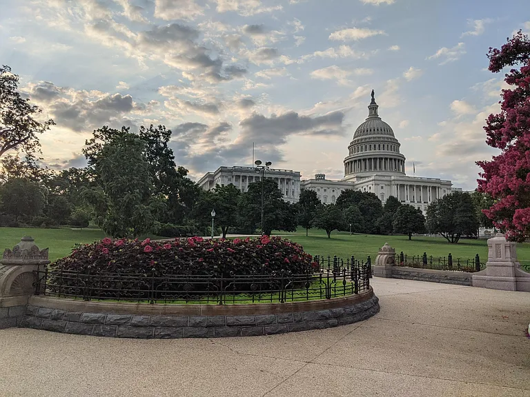 Take New York Avenue to New Jersey Avenue and you can walk to the Capitol in about 25 minutes.
