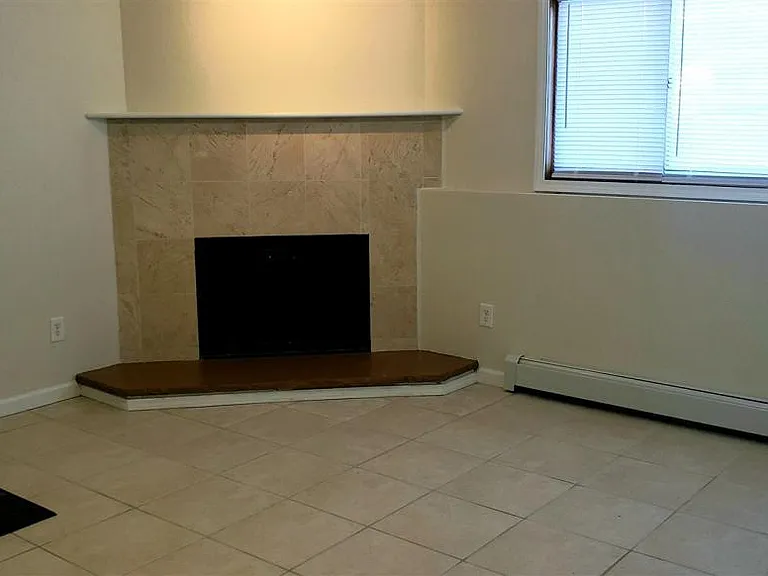 Fireplace.
