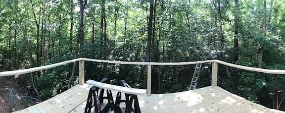 panoramic view from deck (under construction)