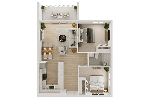 Floor plan B1E