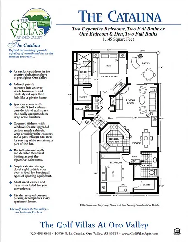 Floor plan Catalina