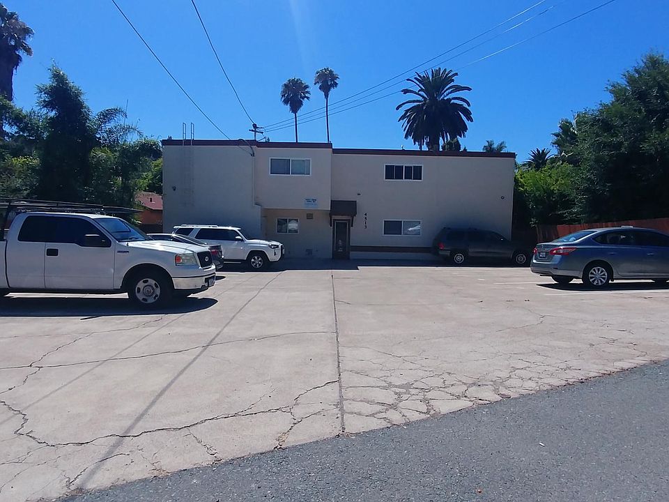 Rear Parking Lot with assigned Parking