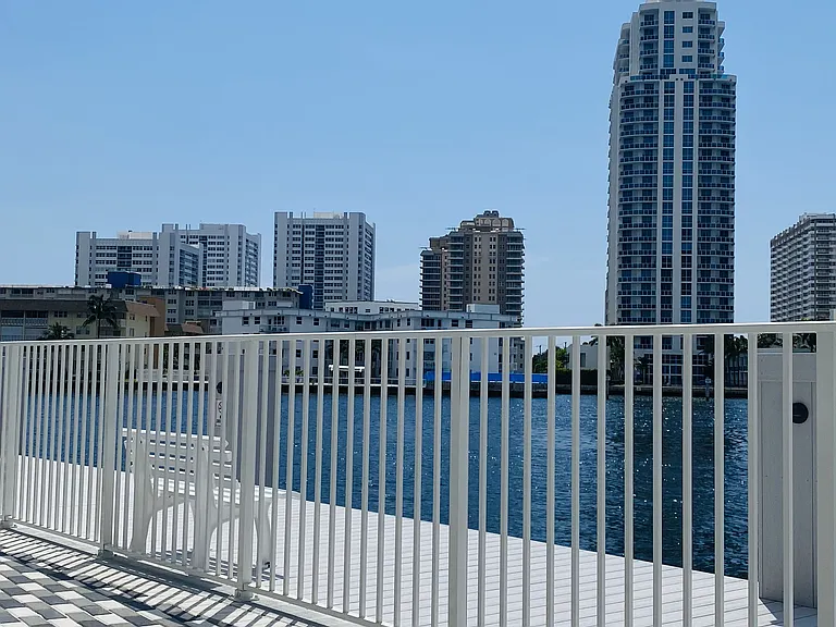 View from the pool area