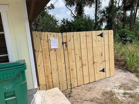 New fence installed