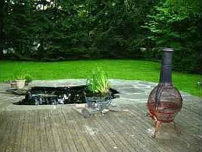 Deck/Patio & Pond