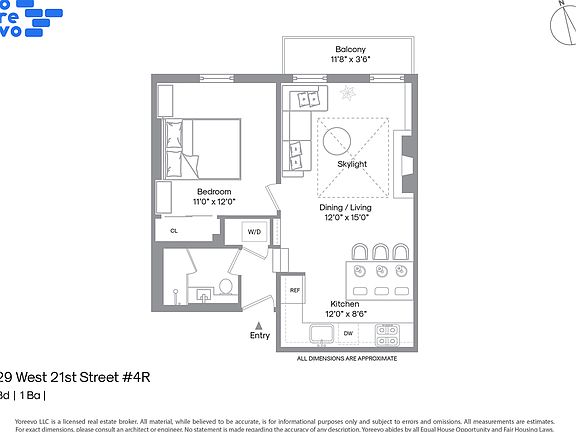 2nd image of 329 W 21st St APT 4R