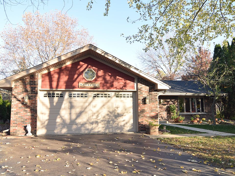 Garage front of home