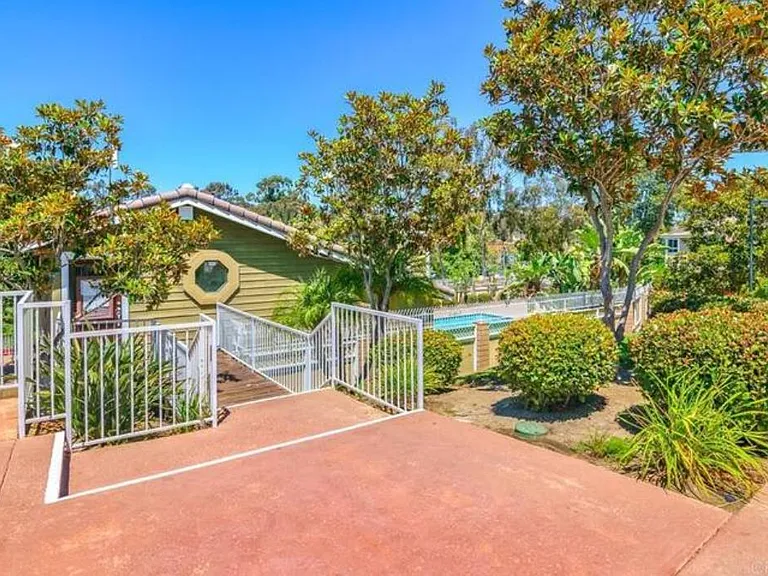 Enjoy the vibrant and lush space on your way down to your home away from home