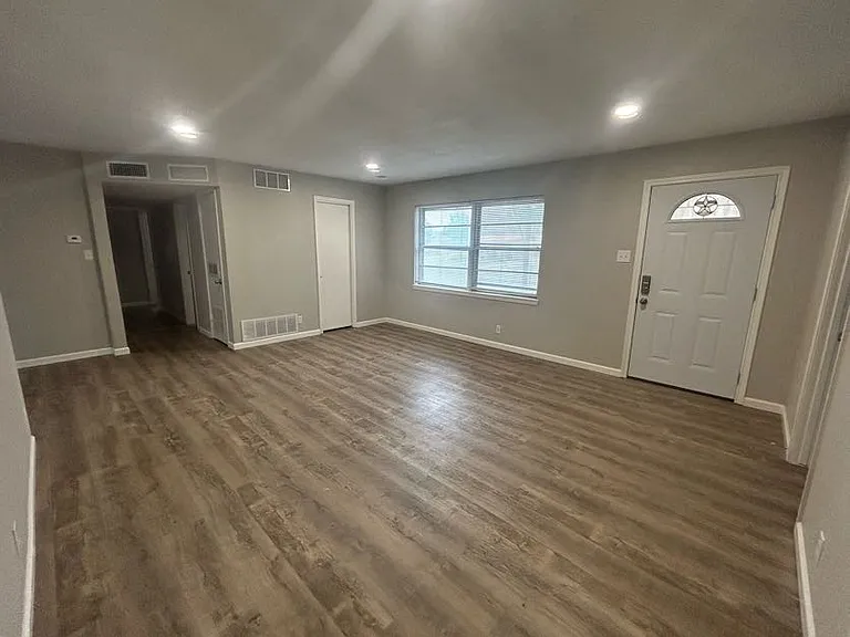 Living Room with storage closet