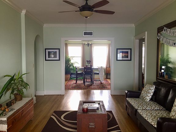 living room and dining room