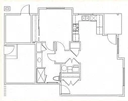 Floor plan One Bedroom One Bath