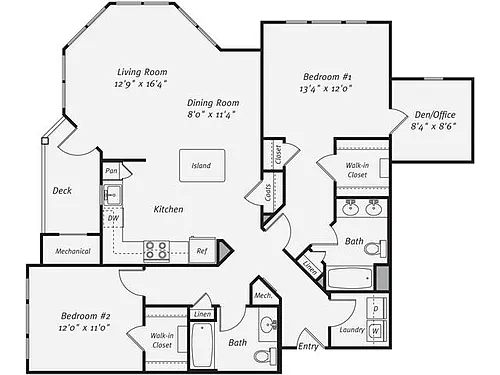 Floor plan B11D2