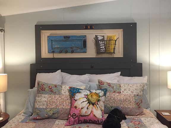 Built in headboard