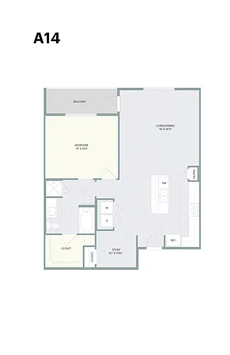 Floor plan A14
