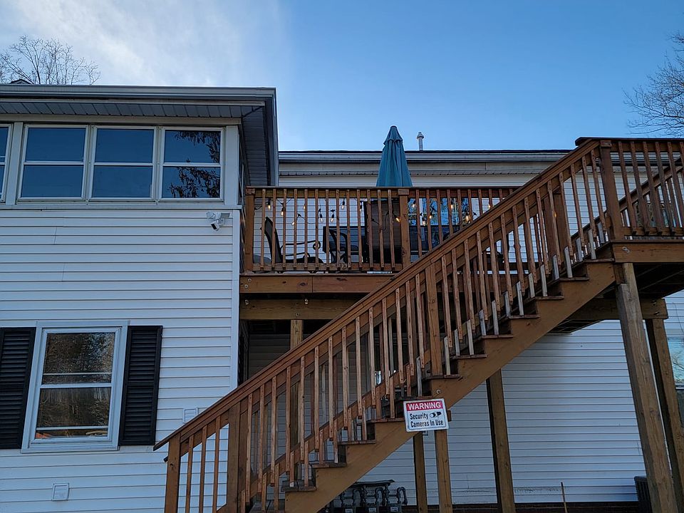 leading to a private deck