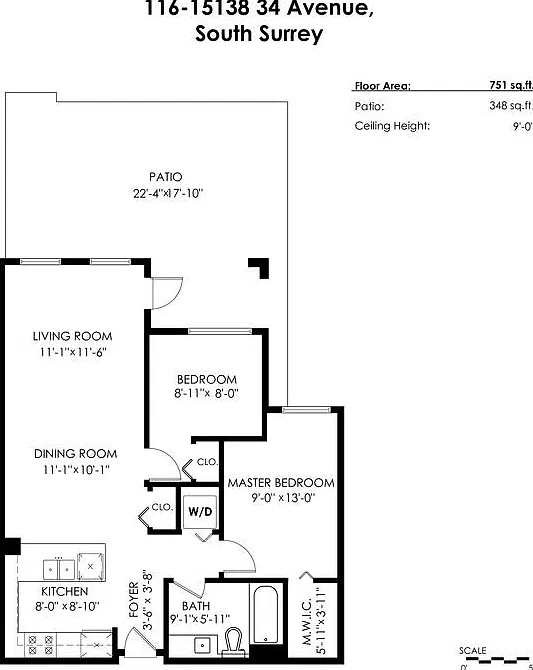 2 bed, 751 sqft, $2,400 — Photo 2