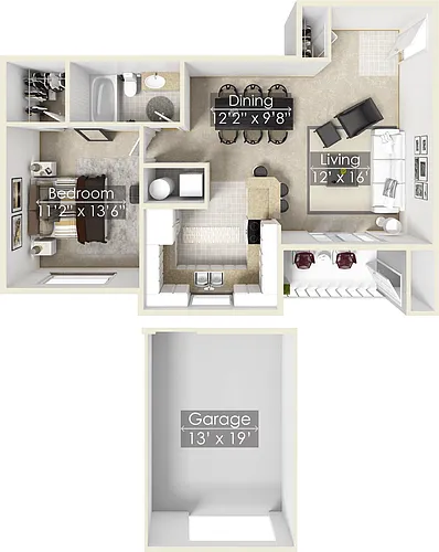 Floor plan HUCKLEBERRY