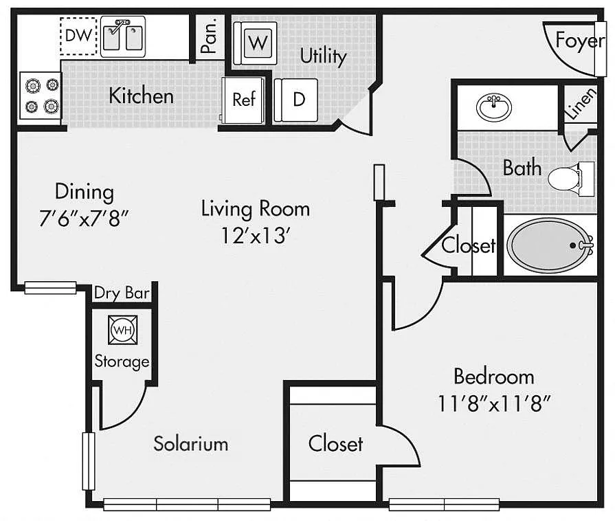 Floor plan A2S-Renovated