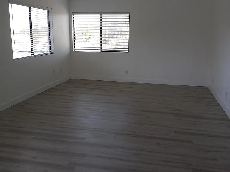 Living room View out windows