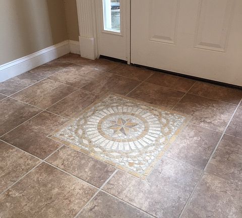 Custom Tiled Entry