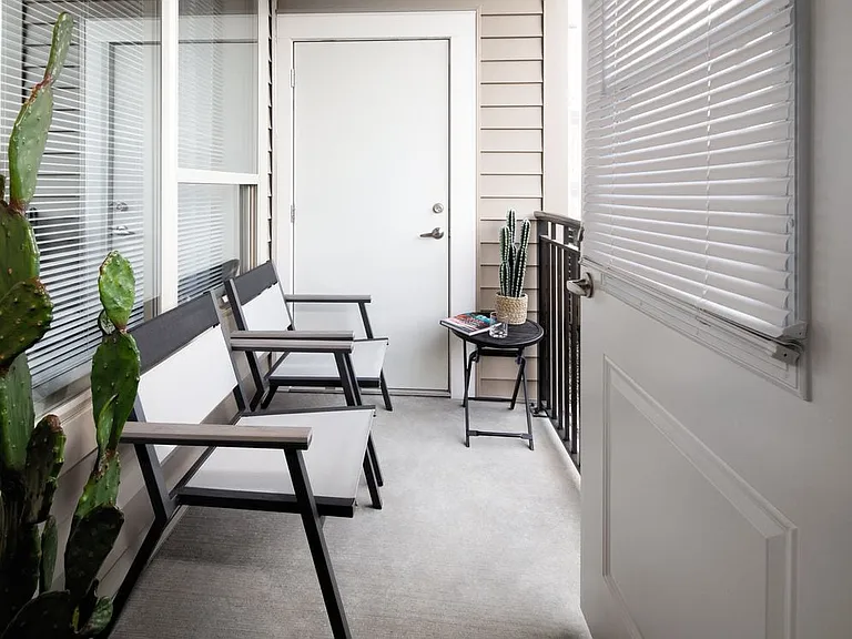 Private patio