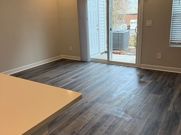 Open living area and access to the patio area