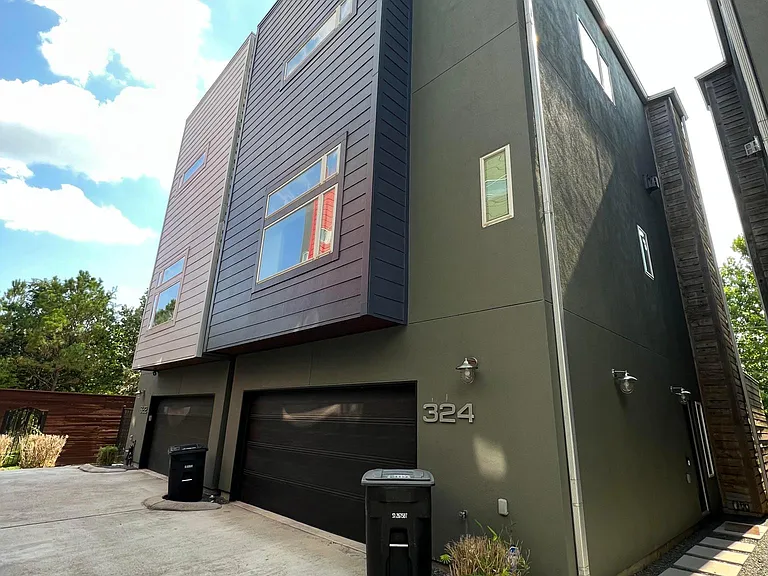 This elegant modern home is well maintained.