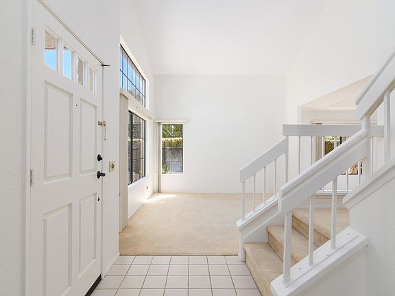 Entry door, living room
