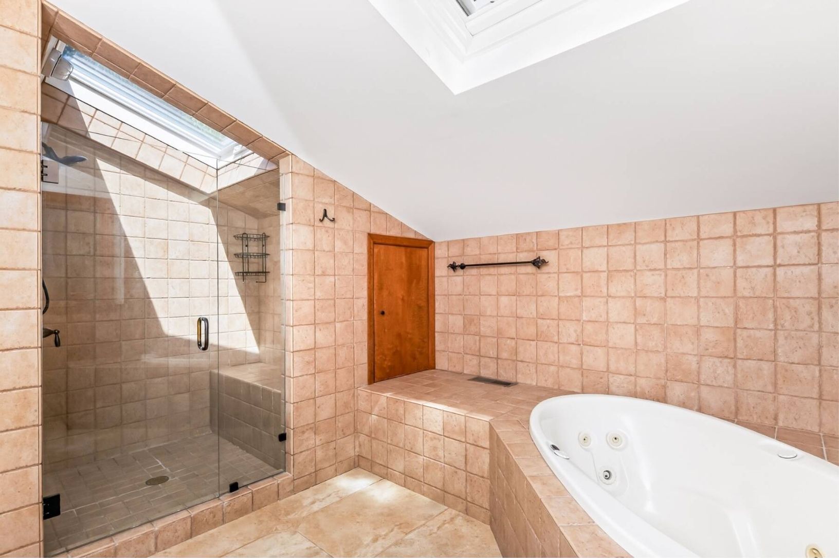  Primary bath with shower and soaking tub