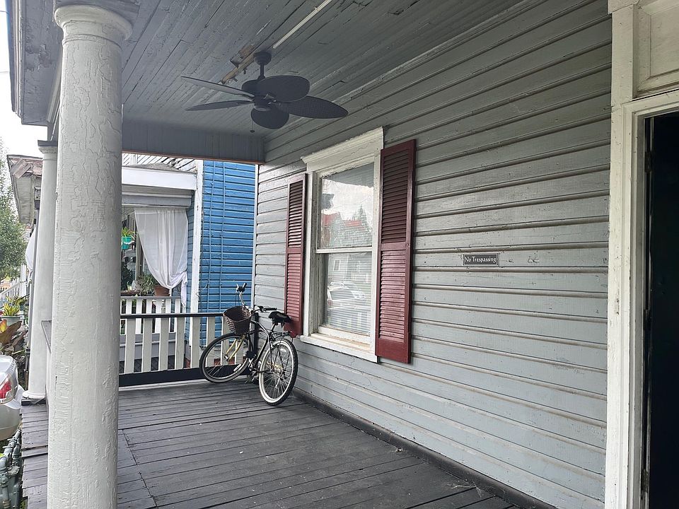 Shared Front Porch w/ New Ceiling Fans (2)! Porch Ceiling to be Painted.