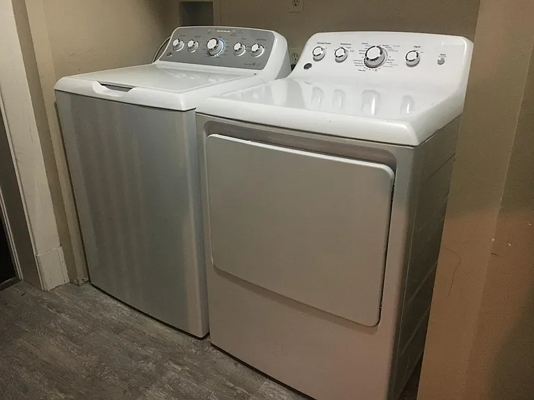 New High Efficiency Top Loading Washer and Dryer