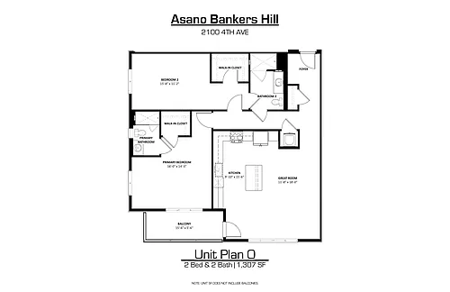 Floor plan Plan O