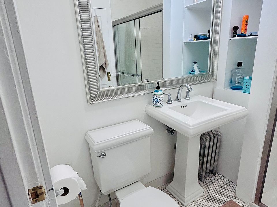 Newly renovated bathroom with walk in shower