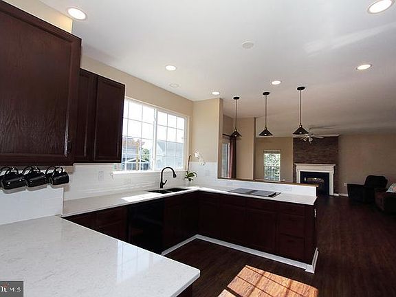 Spacious kitchen with quartz countertops