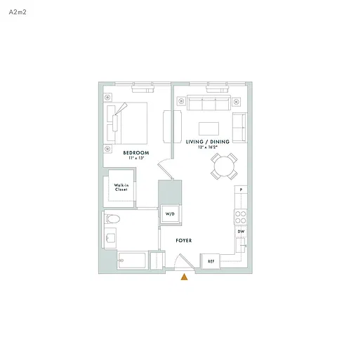 Floor plan A2M2