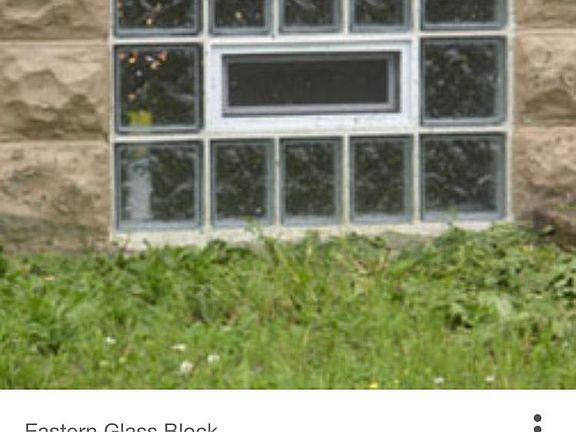 New glass block windows