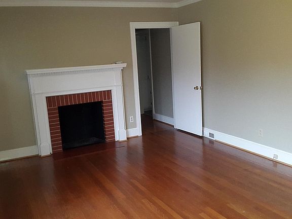 living room with fireplace