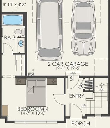 First Floor 4 br 3.5 ba
