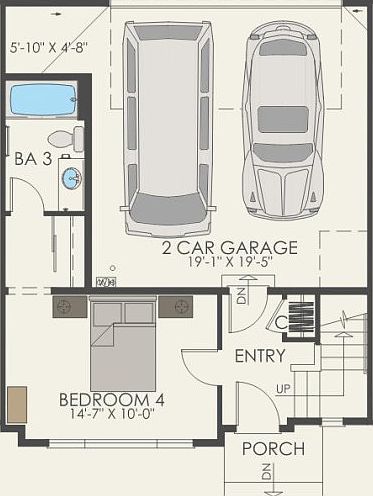 First Floor 4 br 3.5 ba