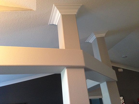 Crown molding throughout
