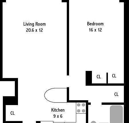 2nd image of 130 W 67th St #10J